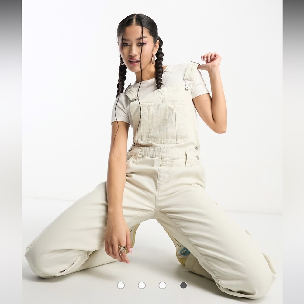 cotton on utility canvas overall size 8 - Picture 2 of 8
